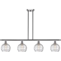 Innovations 516-4I-SN-G1213-8 Four Light Island Pendant from Ballston collection 8.00 inches