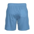 thumbnail image 5 of HNMKIU Boys Mesh National Team Style Shorts Comfortable Breathable Athletic Wear Elastic Waist Kids Youth Training Casual Play Light Blue,7-8 Years, 5 of 5