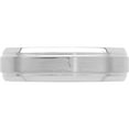 thumbnail image 4 of 14K White Gold Light Comfort Fit Brush Satin Fancy Band (Size 10.5) Made In United States wb103l-10.5, 4 of 5
