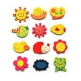 thumbnail image 4 of 12Pcs/Set Cute Fridge Magnet Wooden Cartoon Shape Educational Toys for Baby Kids, 4 of 9