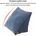thumbnail image 3 of Almohada triangular para la espalda, almohada de cuña para soporte de cama, cojín para el respaldo, sofá, silla de oficina, almohada para sofá para adultos y niños (verde 79,615.7 in), 3 of 5