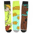 thumbnail image 2 of Bioworld Scooby-Doo! Socks Adult Mystery Machine Scooby Shaggy Character 3 Pack Mid-Calf Crew Socks, 2 of 5