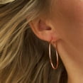 thumbnail image 3 of AUNOOL S925 Sterling Silver Earrings for Women 14K Rose Gold Plated Hypoallergenic Small Hoops Earrings for Women Jewelry Gifts, 3 of 7