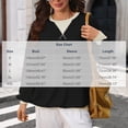 thumbnail image 4 of QIYAGBSA Color Block Crew Neck Tops for Women, Long Sleeve Loose Pullover Sweatshirt with Contrast Detail, Casual Spring Fall Streetwear, 4 of 8