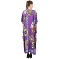 thumbnail image 6 of Miss Lavish London Women Kaftans Dresses, Purple M, 6 of 7
