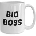 thumbnail image 2 of Big Boss Coffee Mug - Funny Tea Hot Cocoa Coffee Cup - Novelty Birthday Christmas Gag Gifts Idea, 2 of 2
