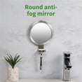 thumbnail image 2 of Advancent Shower Bath Anti-Fog Mirror With Wall Tools Base Suction Bathroom Travel Accessories Mirrors Makeup Women Metal Juegos de accesorios de baño Advancent HA015877-00, 2 of 6