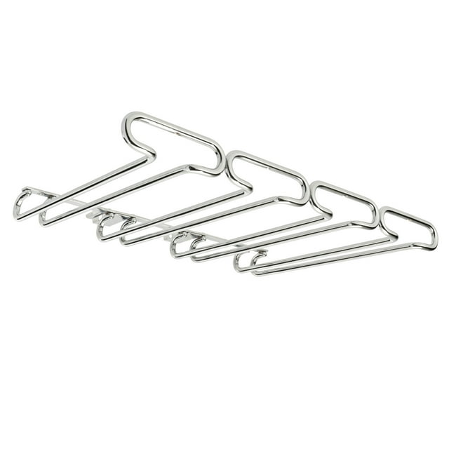Rev-A-Shelf 3450-11CR 11" Quad Under Cabinet Glass & Stemware Rack, Chrome