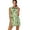 Avocado and Leaf Green, variant on COEQINE Dachshund Bone and Polka Dot Yellow Print Women's Golf Dress with Built in Shorts and Pockets Sleeveless Soft Exercise Dresses 2 Piece Set Zip Up Workout Outfits, S