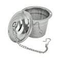 thumbnail image 4 of ESTINK Tea Strainer,Tea Ball,Tea Strainer Barrel Shaped Stainless Steel Loose Tea Steeper Tea Infuser With Saucer For Loose Leaf Tea Coffee, 4 of 8