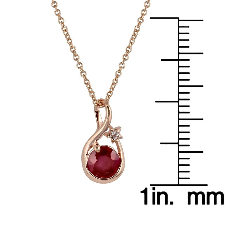 Ruby necklace deals walmart