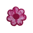 thumbnail image 5 of Lily Camouflage Crack Print Fabric Iron on Flower 1.75", or 2.25" in Blue Pink, 5 of 5