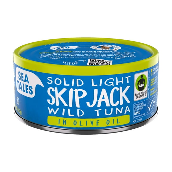 Sea Tales Skipjack Tuna MSC 5 Oz In Olive Oil