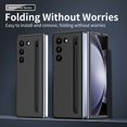 thumbnail image 6 of ShellTech for Samsung Galaxy Z Fold 7 Hard PC Slim Case with Stylus,with Pen Holder + Front Screen Protector Film + Anti-Slip Matte Case Full Body Shockproof Compatible with MagSafe,Black, 6 of 7