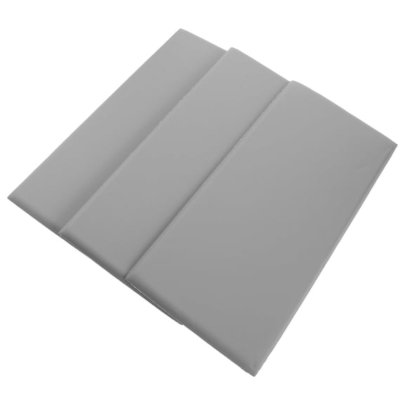 OUNONA 3-Pack Soft Peel & Stick Wall Padding in Light Grey, Anti-Collision Cushions for Bedroom Safety and Comfort