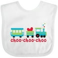 thumbnail image 3 of Inktastic Love Train Boys or Girls Baby Bib, 3 of 4
