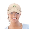 thumbnail image 4 of DALIX St. Patricks Rainbow Hat Womens Embroidered Baseball Cap in Khaki, 4 of 4