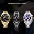 thumbnail image 3 of Nibosi New Men Watches Top Luxury Brand Steel Waterproof Sport Quartz Watch Men Fashion Date Clock Chronograph Relogio Masculino - Quartz Wristwatches, 3 of 6