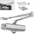 thumbnail image 1 of Automatic Hydraulic Door Closer With Stop Ce, Adjable , Closed 25-45 Kg Doorsilver, 1 of 4