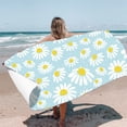 thumbnail image 4 of onlyliua ¡ ¡Descuentos de Temporada! Toalla En Playa In Moda Toalla En Baño de Microfibra En Playa En Flores Del Cielo Cojín En Playa Chal Toalla para Secar El Sudor, 4 of 7
