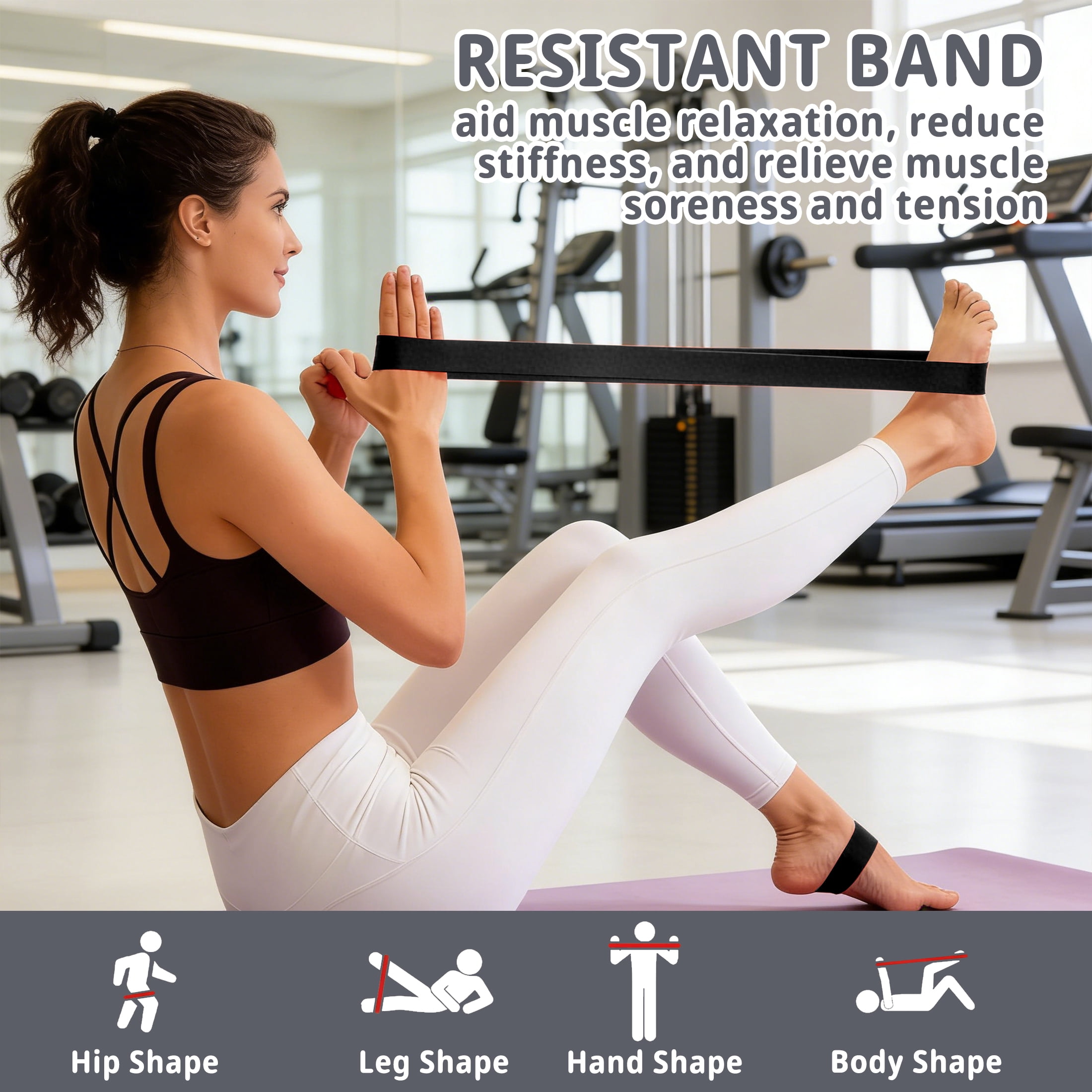 Foam Roller Set, Deep Tissue Massage Kit for Sore Muscle Relief Massage Roller 5 in 1