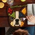 thumbnail image 6 of BOZHOU Wooden Dog Shaped Fruit Plate For Indoor Use Decorative Serving Tray Unique Kitchen Dining Table Centerpiece Pet Lover, 6 of 6