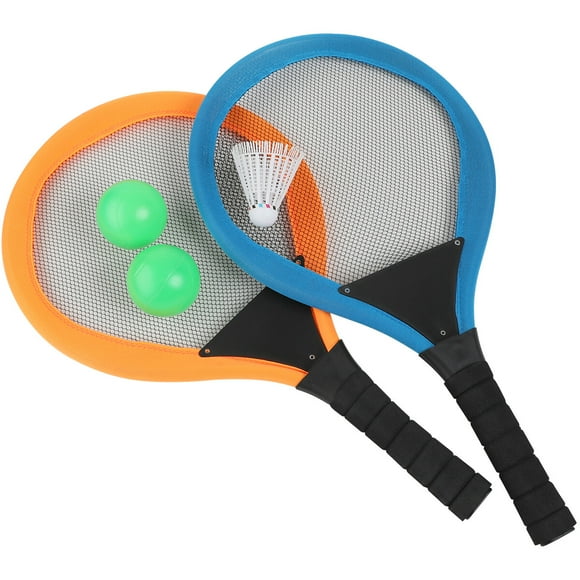EeaseCA TOYMYTOY Pair of Badminton Tennis Set Badminton Racket Water Tennis Racket Tennis Balls for Kids