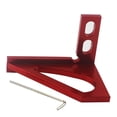 thumbnail image 4 of Line Ruler Woodworking Measuring Ruler Triangle Square Angle Measuring Tool Precision Accurate Triangle Ruler Tri-square Line Scriber Saw Guide, 4 of 9
