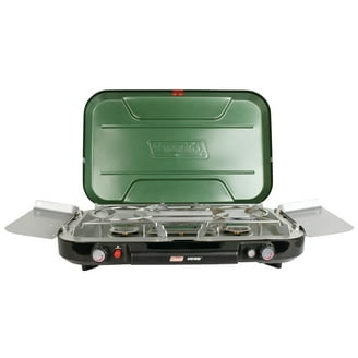 Coleman Guide Series 424 Dual Fuel 2-Burner Camp Stove, 14,000