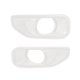 thumbnail image 1 of Ofertas Únicas 1 par de rejilla de luz antiniebla para Jeep Wrangler JL Gladiator 2018-2024 cubiertas de luz antiniebla de parachoques delantero duraderas de plástico izquierda y derecha blanca, 1 of 1