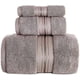 thumbnail image 1 of 3 Pack Luxury Bath Towels, 100% Cotton Towel Set (1 Large Bath Towel, 1 Hand Towel, 1 Washcloth) Brown, 1 of 5