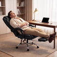 thumbnail image 6 of Vyrox Home Office Chair, High Back Executive Leather Desk Chair with Arms, Ergonomic Adjustable Swivel Computer Chair,Black, 6 of 7