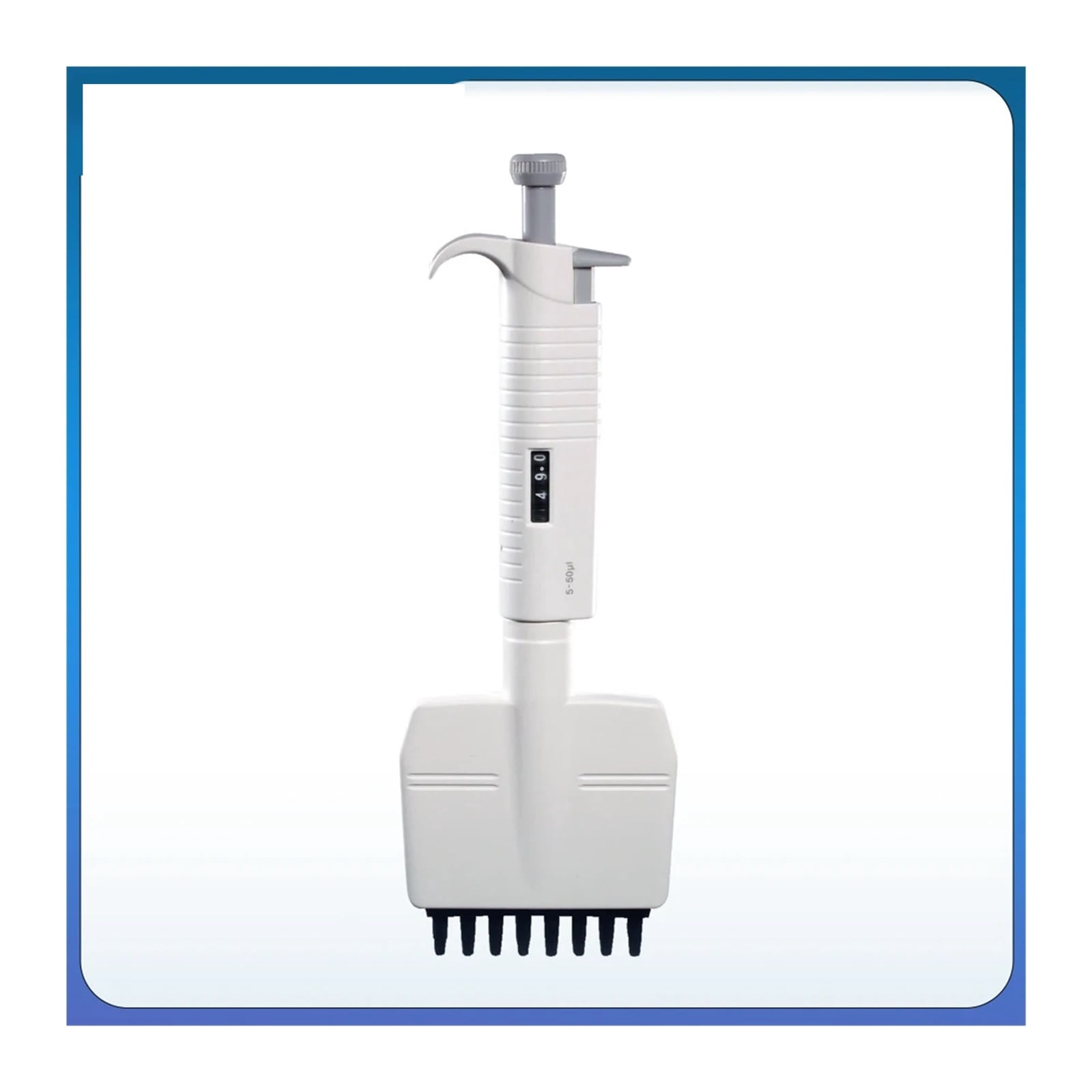 Mechanical Eight-channel Micropipette Manual Multi-channel Adjustable Volume Pipette ,Precision & Accuracy