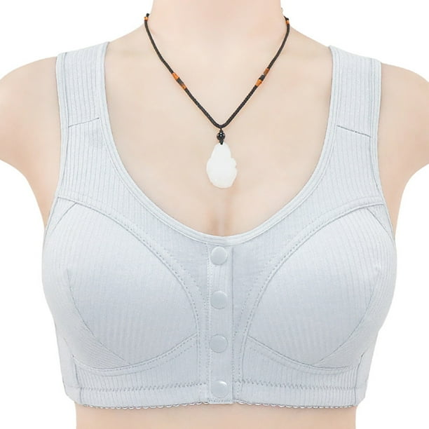 WILLBEST Brasier Transparente Mujer Sujetador De Yoga Para Mujer, Talla Grande, Con Hebilla Frontal Sin Anilla De Acero, Ajuste Sin Costuras, Ideal Para Dormir
