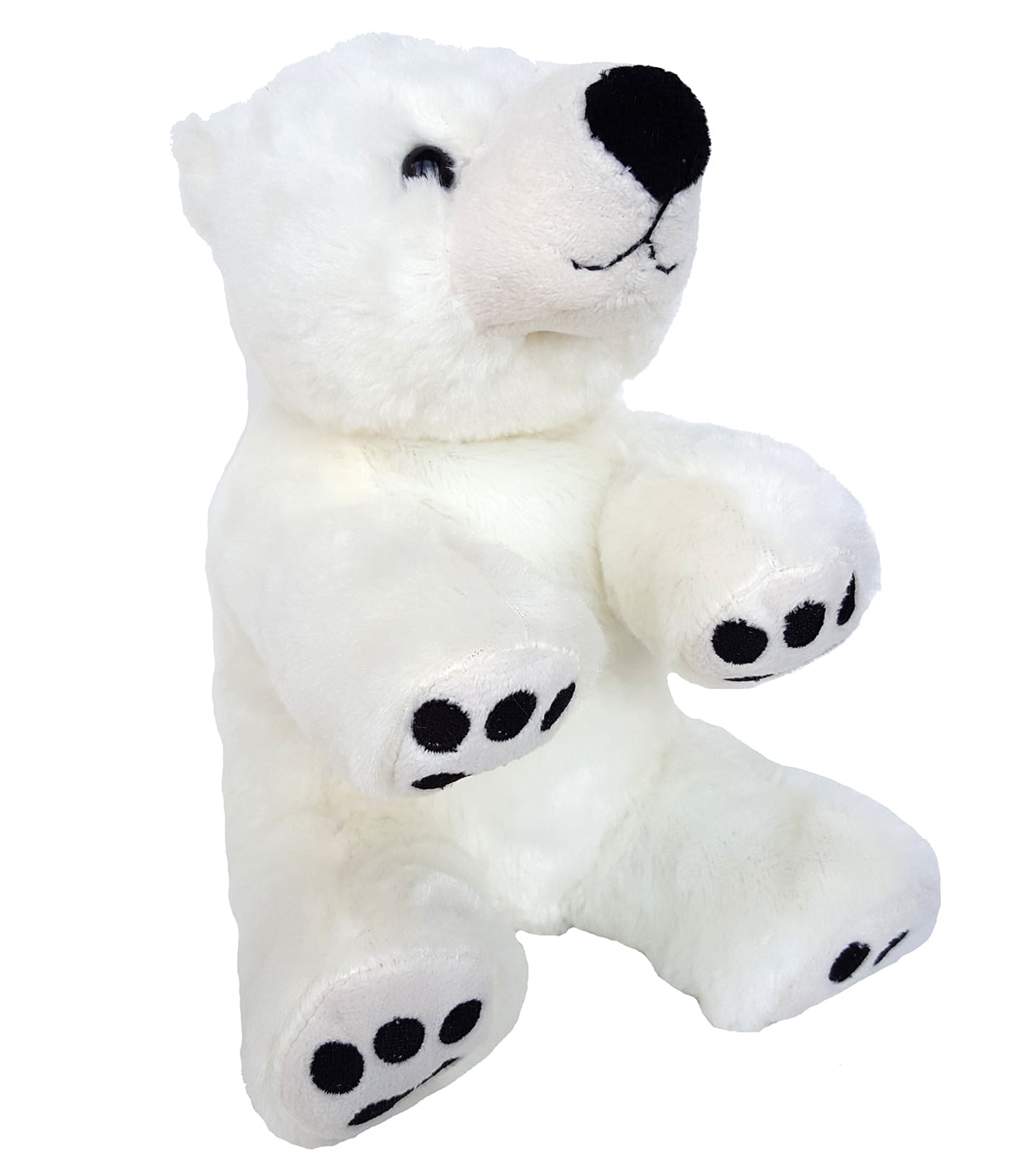 Cuddly Soft 8 inch Stuffed Polar Bear...We stuff 'em...you love 'em! Bear Fact 