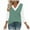 Mint Green, variant on Womens Plus Size Tops 3/4 Sleeve Dressy Blouses V-Neck Casual Loose Tunic Tops Summer Pullover Blouse Shirts S-3XL