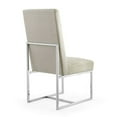 thumbnail image 5 of Manhattan Comfort Element 18.9" Velvet Dining Chair in Off White (Set of 2), 5 of 6