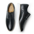 thumbnail image 2 of CMR CHAMARIPA Lifts Shoes Height - Men's Shoes With Higher Heels - Black Derby Shoes 7cm / 2.76 Inches, 2 of 5
