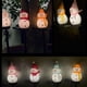 thumbnail image 3 of Injueey Las luces solares de Navidad del ABS encienden el muñeco de nieve para el jardín solar al aire libre de las decoraciones de la Kits de decoración para fiestas rojo, 3 of 6