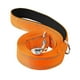 thumbnail image 2 of Correa reflectante para perros pequeños, medianos y grandes, duradera, con anillo en D resistente. naranja, 2 of 9