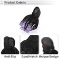 thumbnail image 5 of Unique Bargains 1 Pc Universal Gear Shift Knob Cover Automotive Manual Stick Shifting Handle Protector Flower Hoodie Style Black,Light Purple Polyester, 5 of 7