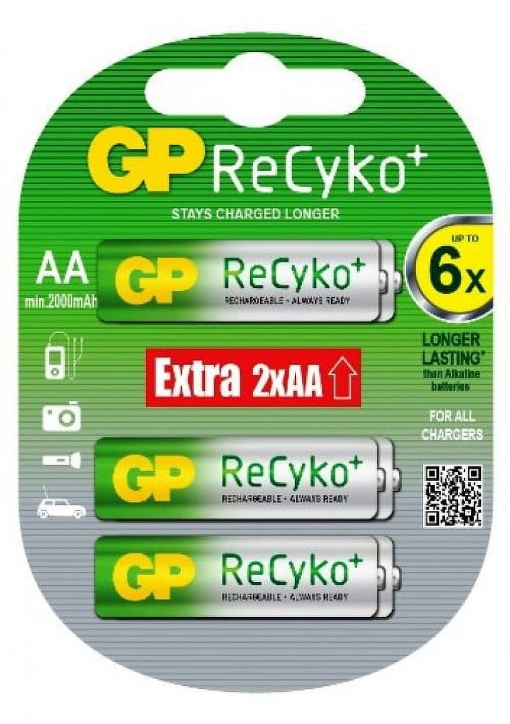 Pile rechargeable GP Batteries GP : 6 piles AA rechargeables LR6