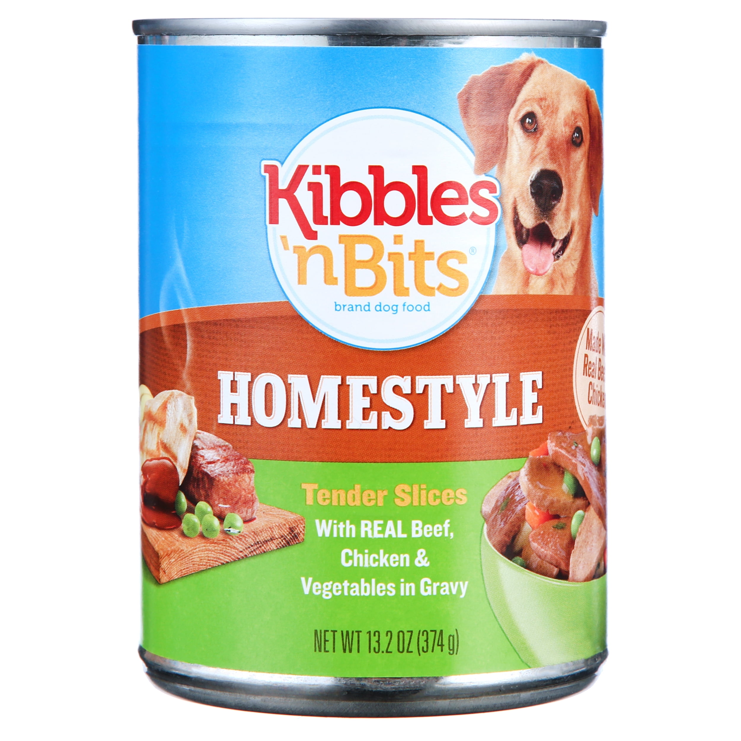 Kibbles 'n Bits Tender Cuts With Real Turkey, Bacon & Vegetables in Gravy  Wet Dog Food, 13.2-Ounce Cans, Shop