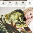 thumbnail image 3 of Orinice Large Mouth Bass Warm Lightweight Blanket Soft Fleece Blankets All Seasons Decor Gift 50x60in, 3 of 6