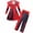 Red, variant on Red Rise of Red Costume for Women, Halloween Cosplay Dress with Long Sleeve Skirt and Pants for Party and Themed Events, Anime Cosplay