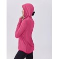 thumbnail image 6 of Pinspark Women's Athletic Hoodie Jackets Sun Protection Slim Fit Track Jacket Lightweight Long Sleeve Performance Shirt with Pockets, 6 of 6