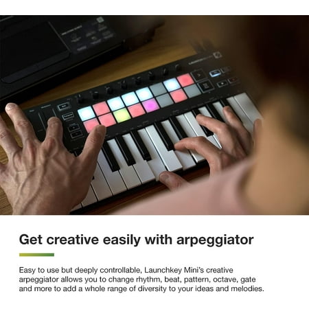 Novation - Launchkey Mini [MK3] MIDI Controller - Black