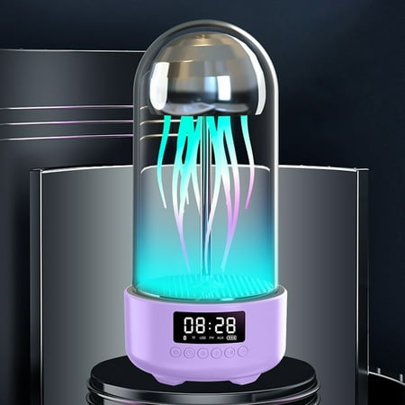 Luminous Jellyfish Wireless Bluetooth Speaker Colorful Vibe Breathing Light Outdoor Sound Night Light