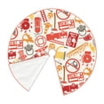 thumbnail image 3 of Kll Firefighter Icons Christmas Tree Skirt 48",Party Decorations Farmhouse For Christmas Decorations Holiday Party, 3 of 8