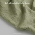 thumbnail image 5 of Comfy Cubs Breathable Nursing Cover - 100% Muslin Cotton, with Rigid Hoop, Sage, 5 of 7